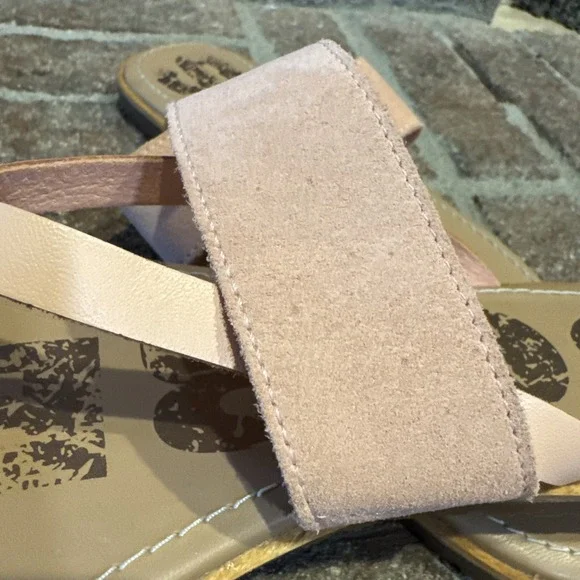 SOREL Ella II Women's 9 Easy Slip On Thong Flip Flop Sandals Peach Pink - Picture 13 of 16